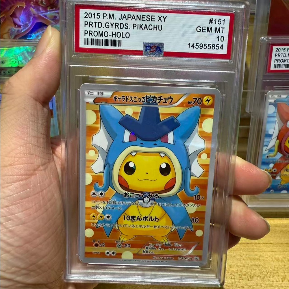 Pokemon Pikachu in Blue Gyarados Costume - 2015 Japanese XY